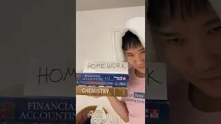 When your mom bring you homework