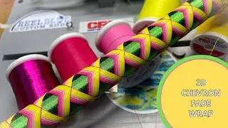 3D Four Color Chevron Fade Wrap: Custom Rod Building