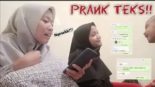 PRANK TEKS TERGAGAL LAGII!!NYESEKKKK🤣