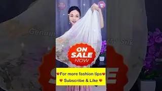 How to Tie Wear & Style 55in x 70in 140cm x 180cm Large Silk Scarf Tips #12 4k #Shorts