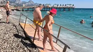 🇹🇷 Kemer Beach Walk An Energy-Filled Day Türkiye