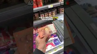 O que eu compro com 10 euros aqui em Portugal 🇵🇹 #portugal #poderdecompra #euro #europa #mercado