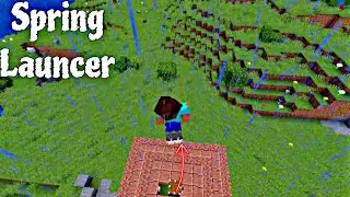 Minecraft Create Mod: Spring Launcher! 🚀