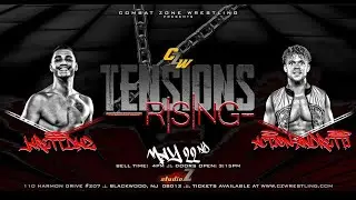 Jarett Diaz vs. Action Andretti - CZW "Tensions Rising" - May 22nd, 2022