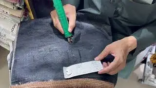 Wiring on cloth and then brighten with marker 