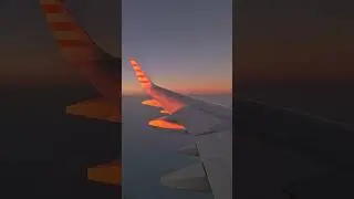 Sunset flight from Munich to Prishtina with stunning aerial views