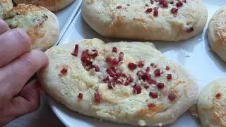 Лепёшки с диким чесноком и ветчиной Термомикс ТМ5/ ТМ 31