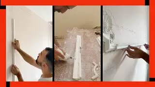 😱 DECORATIVE PLASTER MOLDINGS: An Idea of How to Do It for Beginners
