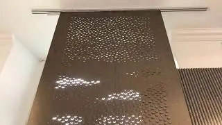 Close up HangingPanel gerecycledleer