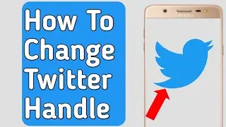 How to Change Twitter Handle | Twitter username change