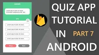 How to make an Quiz app android studio?(Part-7)| Hindi Tutorial 2019