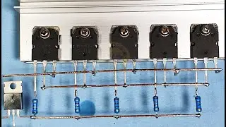 How to make Powerful Ultra Bass Amplifier B688 Transistor, No IC , Simple circuit
