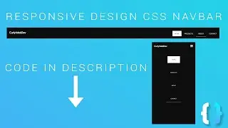 How to Create Responsive Navigation Bar using HTML and CSS