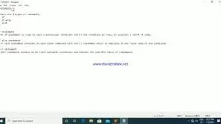 python program using statements...