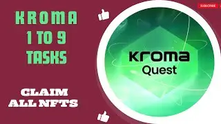 Don't Miss Out on Kroma Airdrop: Complete Glaxe Task ASAP!