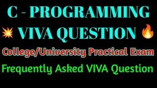 C Viva Questions and Answers in Hindi |  C Programming Practical Exam | #cvivaquestions #cviva