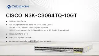 Cisco Nexus 3000 Series Switch，N3K-C3172PQ-10GE（on sale）