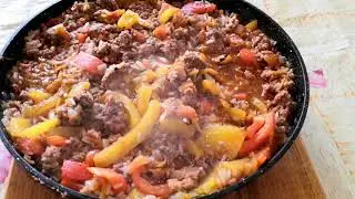 "Фаршированный" ленивый болгарский перец  / "Stuffed" bell pepper