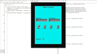 Simple calculator with python | Tkinter | python