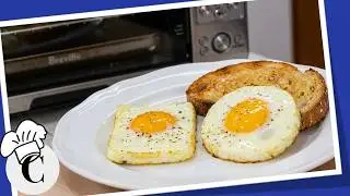 Toaster Oven Sunny-side Up Eggs! An Easy, Healthy Breakfast!
