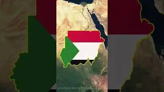 SUDAN MAP ANIMATION WITH CAPITAL IN AFTER EFFECTS #shorts