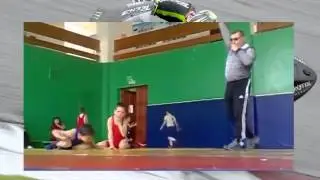 Вольная борьба Пацан сам не понял, что сделал, от души