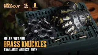 BRASS KNUCKLES is now available!丨S5 New Melee Weapon