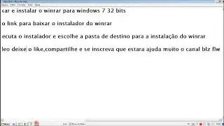 COMO BAIXAR E INSTALAR O WINRAR PARA WIN 7 32 BITS (2019)