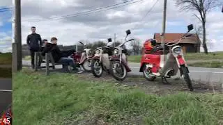 Restart sezóny! - 4x Jawa 50, Čezet 175/477