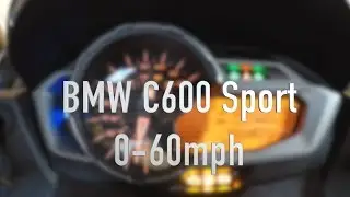 BMW C600 0-60mph / 0-100kph in 5 Seconds!