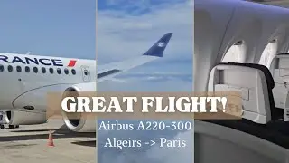 Tripreport | Air France (Economy) Airbus A220-300 | From Algiers to Paris