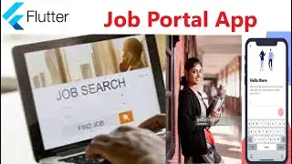 Online Job Finder Flutter Apps | Flutter UI Job Finder App Tutorial | Job Portal App