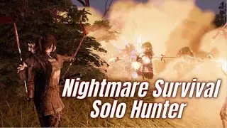Nightmare Survival Solo Hunter Clear | Ghost of Tsushima: Legends week 7 Fire build