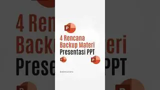 Bagaimana Membuat Rencana Cadangan untuk Presentasi Powerpoint? #powerpointtutorial