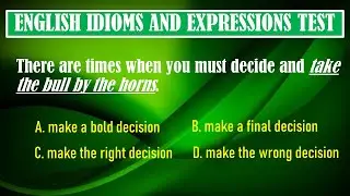 COMMON MISTAKES IN ENGLISH IDIOMS AND EXPRESSIONS | GRAMMAR TEST