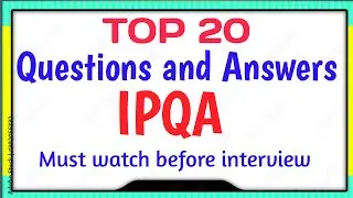 Top 20 IPQA interview questions | In Process Qualitiy Assurance | QC inrerview questions | Pharma QC