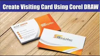 Create Visiting Card Using Shaping & Curve Command In Corel DRAW|Urdu Hindi |Arrange Menu Part 3