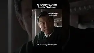 AI artist vs Artista :: reality check challenge, sfida di disegno