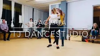 Bachata Fusion/ Sensual Figure Intermediate Bachata Tutorial Julio y Cori Bachata Dance #1