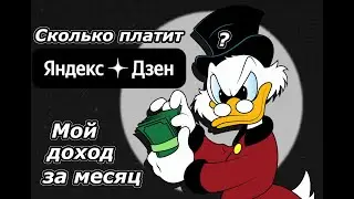Сколько платит Яндекс Дзен. Мой доход за месяц