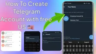 How to create  telegram account with free US number | Full Tutorial