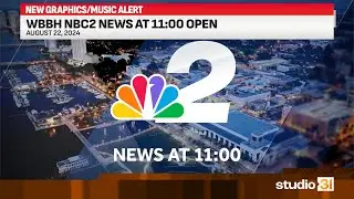WBBH NBC2 News at 11:00 Open, 8/22/2024 (New Graphics/Music)