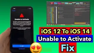 Unable To Activate Error Fix | Broken Baseband iCloud Bypass By Unlock Tool |