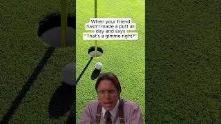 Tag a friend you don't give putts to