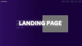 🔴🔥LANDING PAGE USING HTML&CSS