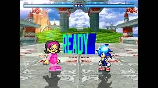 Mugen Nene (Newgrounds) Vs Sonic