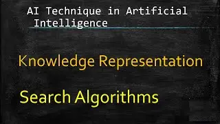 What is AI Techniques | Part of AI Technique | Knowledge Representation & Search Algorithm
