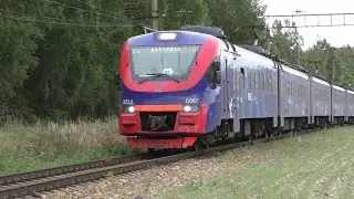 Электропоезд ЭП2Д-0087 ЦППК РЭКС Калуга - Москва