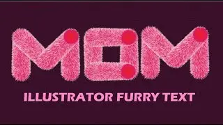 ILLUSTRATOR furry text