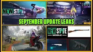 SEPTEMBER UPDATE LEAKS - Akinta Battle Royale, New Guns, New Loading Screen - New State Mobile 🤓